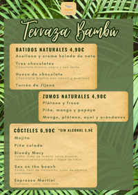 Carta de c&oacute;cteles