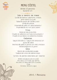 men&uacute; de eventos 5